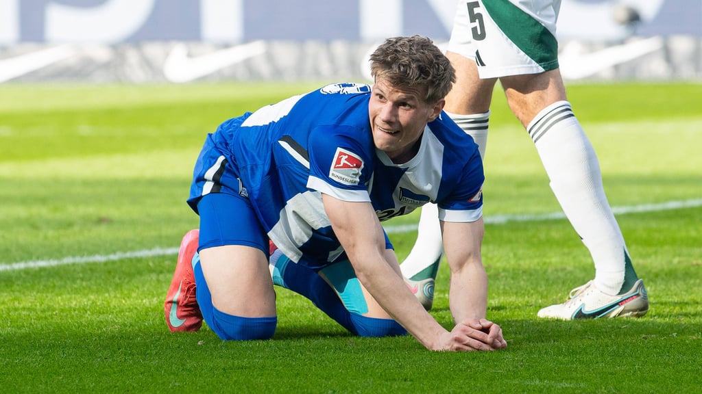 Luca Schuler stand bei Hertha BSC Berlin nach langer Zeit mal wieder in der Startelf, verlor aber gegen Schalke 04.