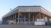 Blick auf die Avnet-Arena in Magdeburg. 