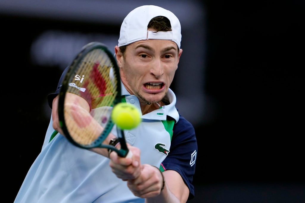 Tennisprofi Ugo Humbert klagt über schlechtes Essen in den USA.