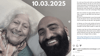 Pfleger Rashid Hamid mit Oma Lotti.