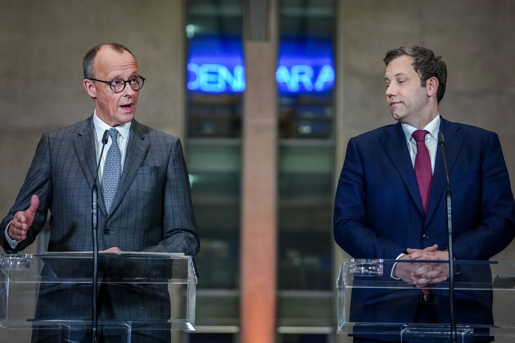 Können die Fraktionschefs von Union und SPD, Merz und Klingbeil, die Grünen noch auf ihre Seite ziehen?