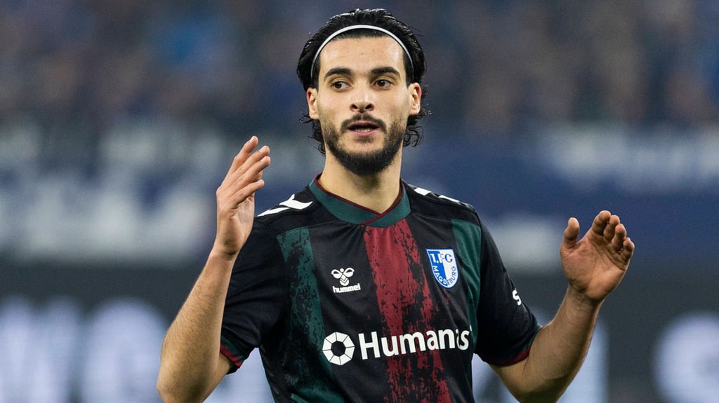 Mohammed El Hankouri ist einer der Schlüsselspieler beim 1. FC Magdeburg. Doch könnte der kreative Offensivmann womöglich länger fehlen.