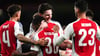 Der FC Arsenal zieht locker ins Viertelfinale der Champions League ein.