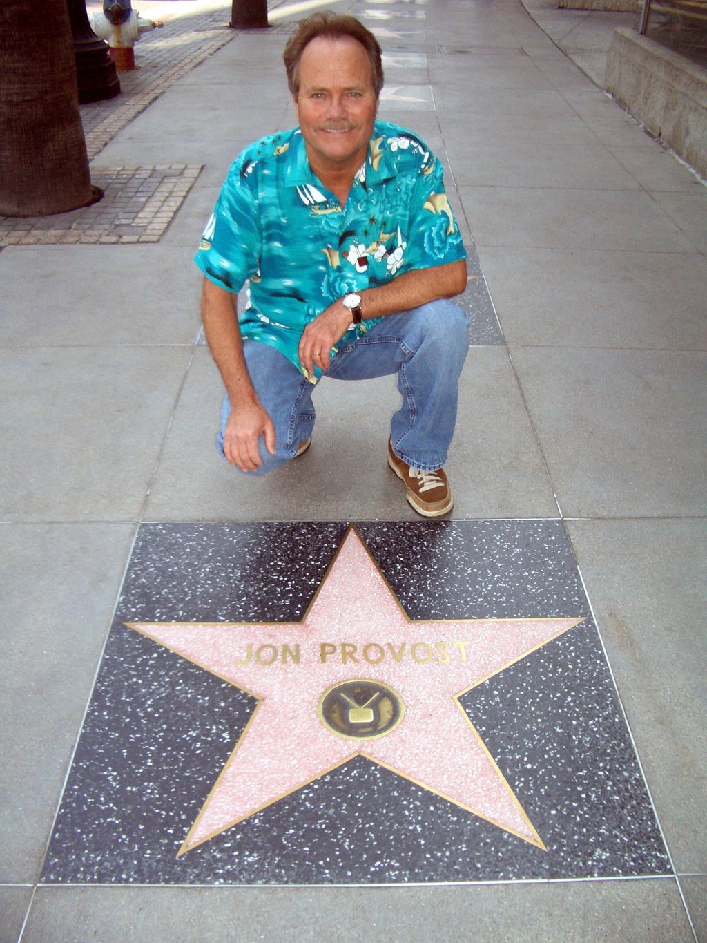 Auf dem Hollywood Boulevard wurde Jon Provost mit einer Sternenplakette verewigt. (Handout)