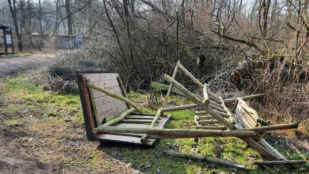 Als die Mitarbeiter des Waldpädagogischem Zentrums am Montagmorgen zur Station in Biederitz kamen, fanden sie "Chaos" vor.