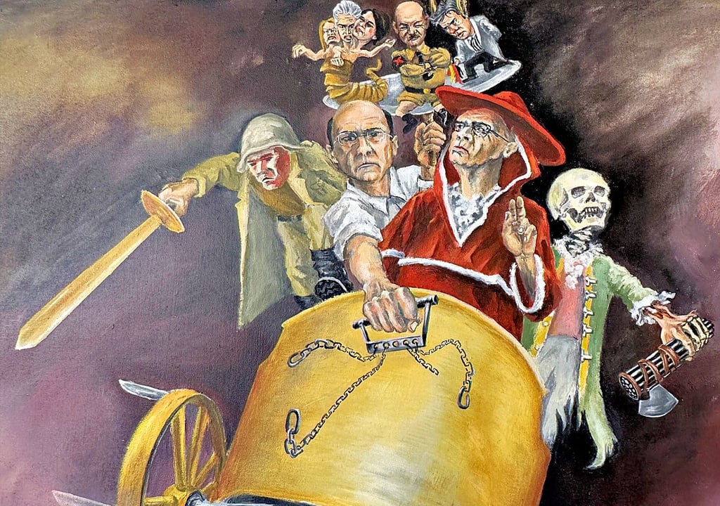 Ausschnitt aus dem Bild „Da ward das nächste Siegel aufgetan“ von Uwe Albert.