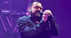 Alphaville-Sänger Marian Gold  im „40 Jahre Alphaville“-Konzert  im Tempodrom Berlin Mitte Februar.  Am 17. März ist die Band in der Magdeburger Getec-Arena zu erleben. 