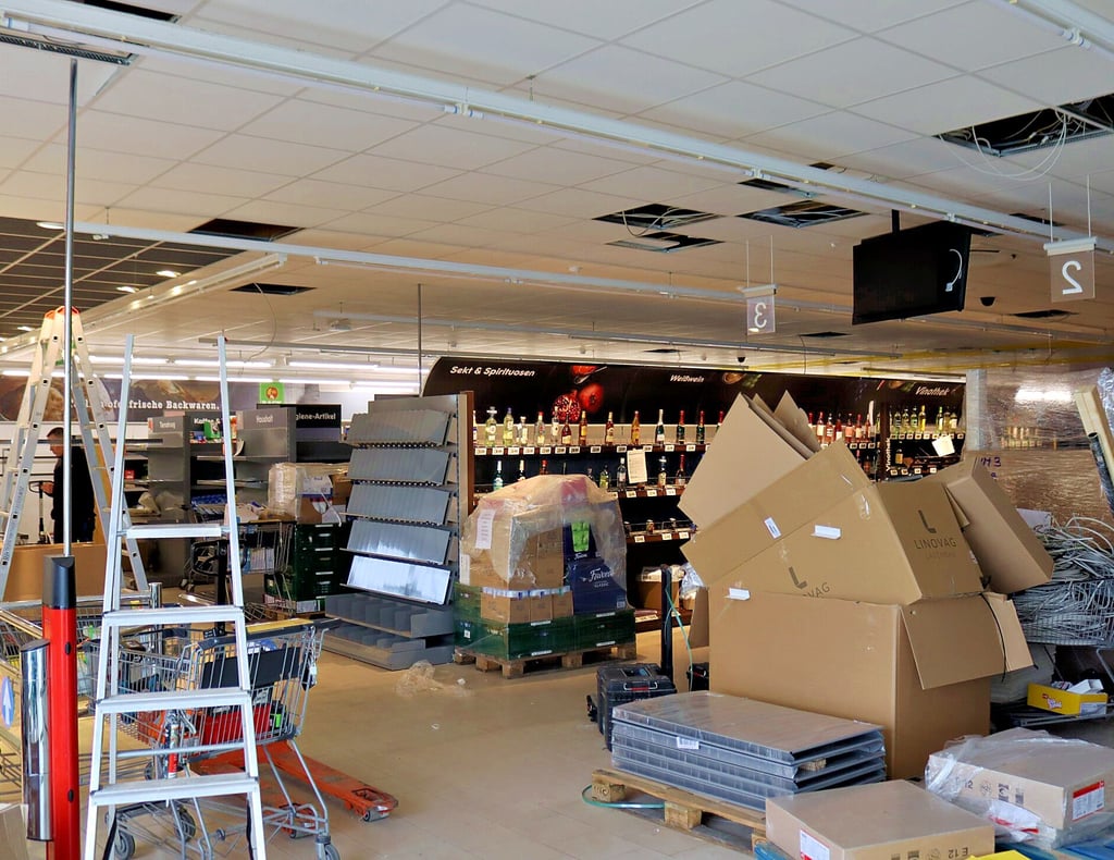 Noch sieht es im Netto-Markt in Welsleben chaotich aus, die Umbauarbeiten sind in vollem Gange. Was soll sich im Markt ändern und wann wird der Markt wieder geöffnet?