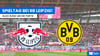 RB Leipzig gegen Borussia Dortmund live in Stream, TV und Radio.