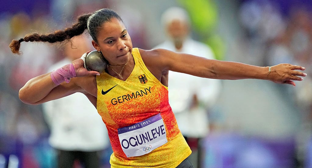 Es war einer der emotionalsten Momente bei den Olympischen Spielen in Paris: Yemisi Ogunleye holte Gold im Kugelstoßen.