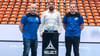 Der neue Co-Trainer Philpp Braun (r.) mit dem zukünftigen DRHV-Chefcoach Vanja Radic und Vereinsgeschäftsführer Sebastian Glock.