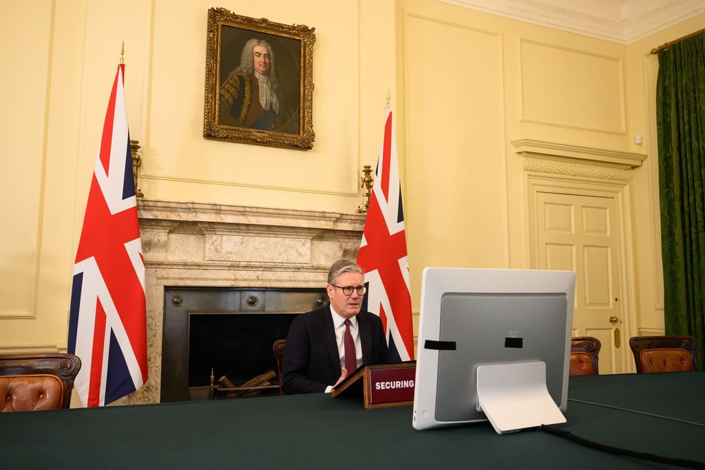 Der britische Premier Keir Starmer möchte eine „Koalition der Willigen“ etablieren.
