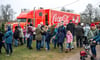 Der Tourstopp der Coca-Cola-Weihnachtstrucks auf dem Zerbster Weihnachtsmarkt 2024 erwies sich als erfolgreicher Besuchermagnet.