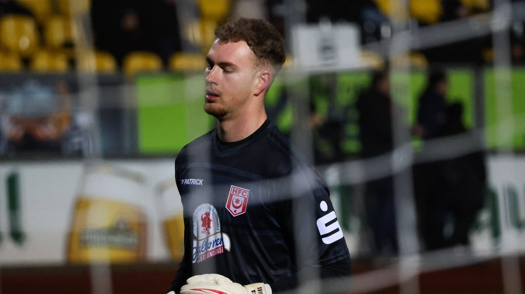 Luca Bendel überzeugt beim HFC auch in der Rückrunde mit konstanten Leistungen