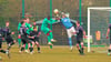 Edelweiß-Torwart Robby Richter (blau) konnte sich auf seine Vorderleute verlassen und behielt eine blütenweiße Weste beim 4:0 gegen Zeitz.