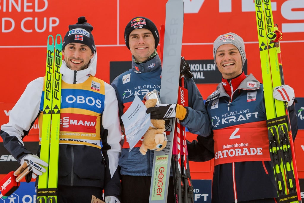 Geiger und Riiber kämpften ums Gelbe Trikot, doch der Norweger ist nun aus dem Rennen.