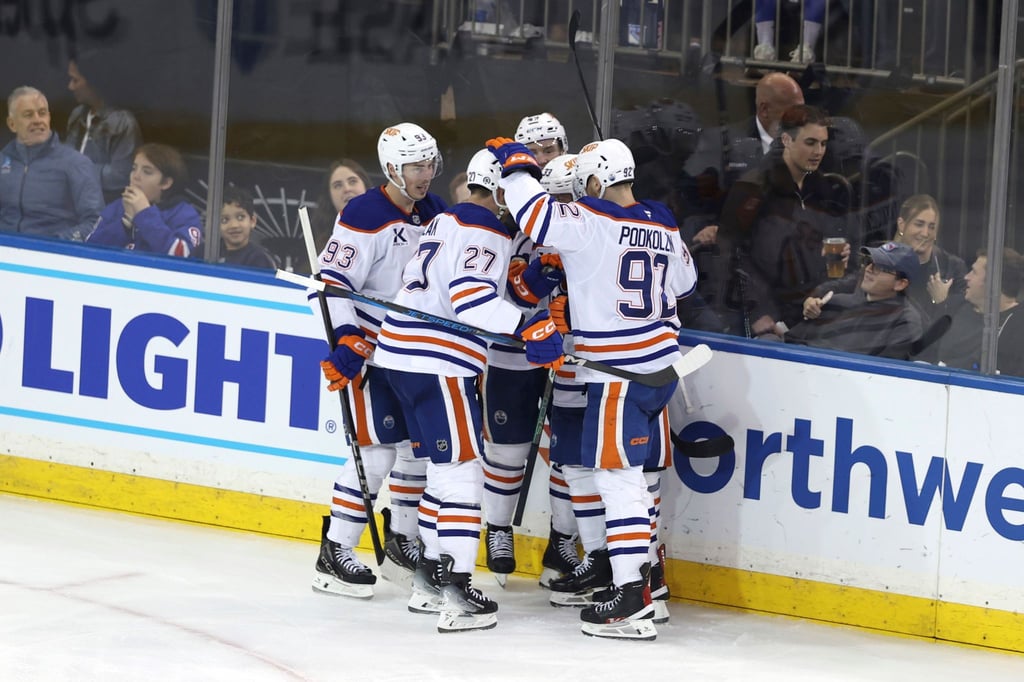Die Oilers holen im Madison Square Garden ihren 19. Auswärtssieg.