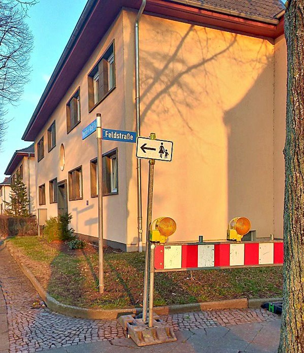 Die Feldstraße in Bitterfeld wird gesperrt.