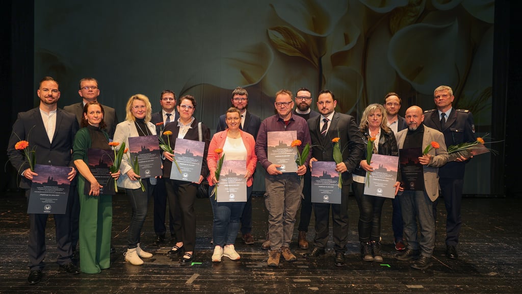 Einige der Geehrten Magdeburger des Jahres.