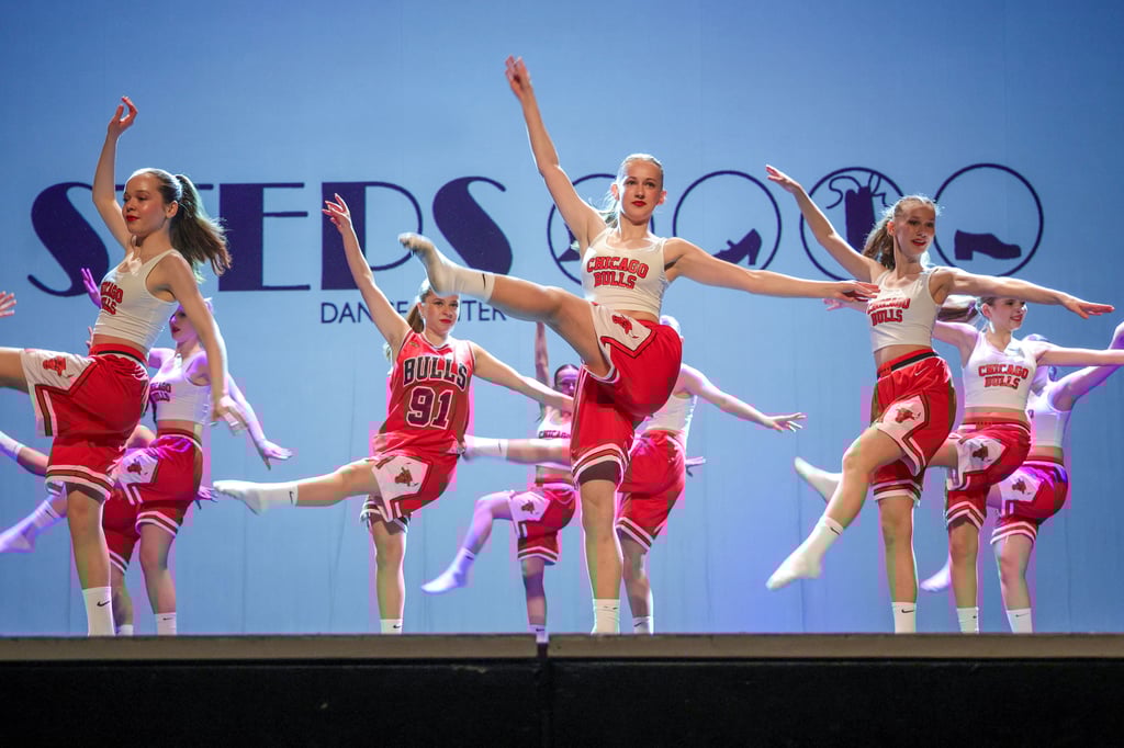 Auftritt des Step Dancecenters.