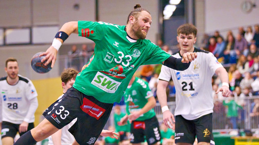 Der HC Aschersleben, in dieser Szene mit Jens Schmidt beim Wurf, konnte erneut überzeugen und holte gegen HC Elbflorenz II einen Zähler.