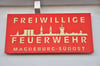 Das Logo der Freiwilligen Feuerwehr Magdeburg-Südost. 