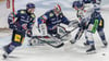 Goalie Jonas Stettmer stand beim Sieg der Eisbären gegen Straubing vor allem in der Anfangsphase immer wieder im Mittelpunkt.