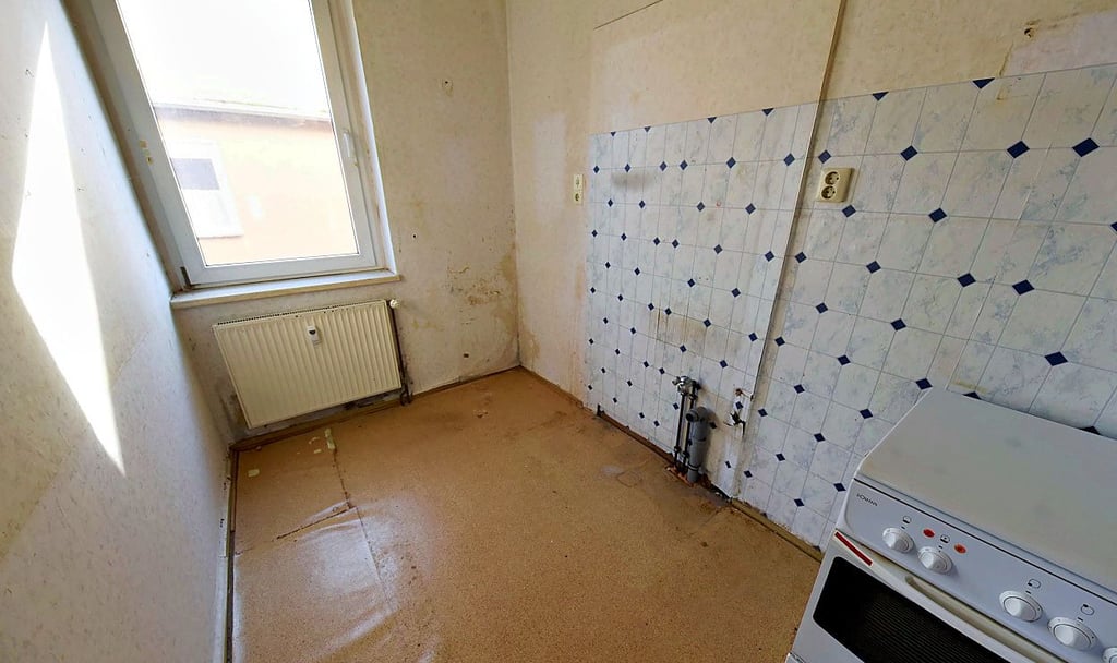 Diese Wohnung in Osternienburg muss saniert werden.