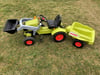 Dieser kleine Traktor wurde einem Kind im Seegebiet Mansfelder Land gestohlen.