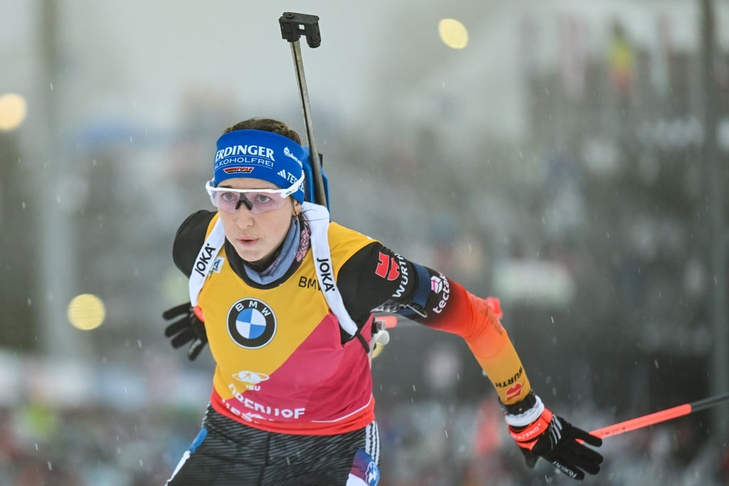 Franziska Preuß kann erstmals den Gesamtweltcup gewinnen.