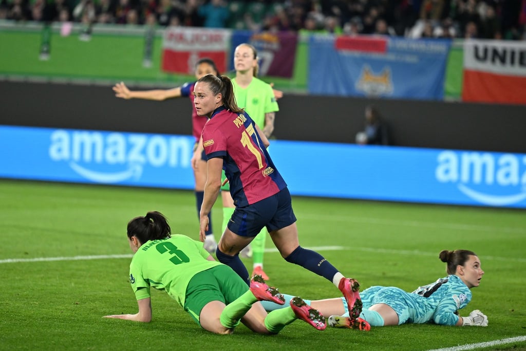 Jubelt jetzt für den FC Barcelona: Die ehemalige Wolfsburgerin Ewa Pajor.