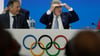 Sucht seinen Nachfolger: IOC-Präsident Thomas Bach (r).