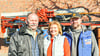 Die dritte und vierte Generation von „Brunnenbau Rüdiger Rauch“ mit Sitz in Seehausen (Altmark), von links: Rüdiger Rauch und seine Frau Gudrun Rauch sowie Sohn Matthias Rauch.