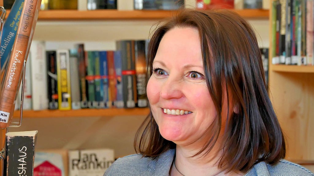 Sonja Schubert will sich um die Werbung für die Gaterslebener Bibliothek kümmern.