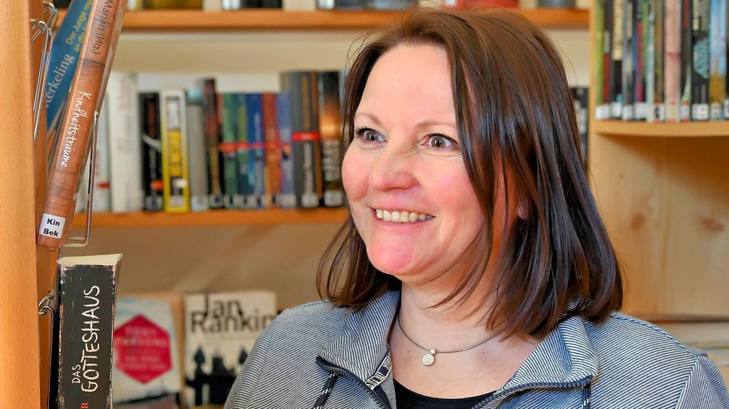 Sonja Schubert will sich um die Werbung für die Gaterslebener Bibliothek kümmern.