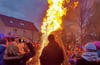 Feurig-romatisch geht es immer beim Reichardtswerbener Osterfeuer zu. 