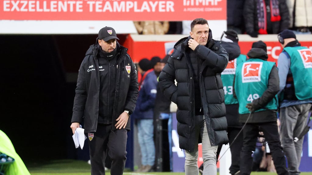 Sebastian Hoeneß (links) und Christian Gentner.