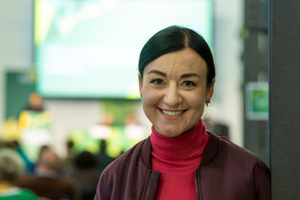 Die Leipziger Bundestagsabgeordnete Paula Piechotta kritisiert die mangelnde Präsenz ostdeutscher Vertreter bei den Koalitionsverhandlungen von CDU und SPD (Archivbild).