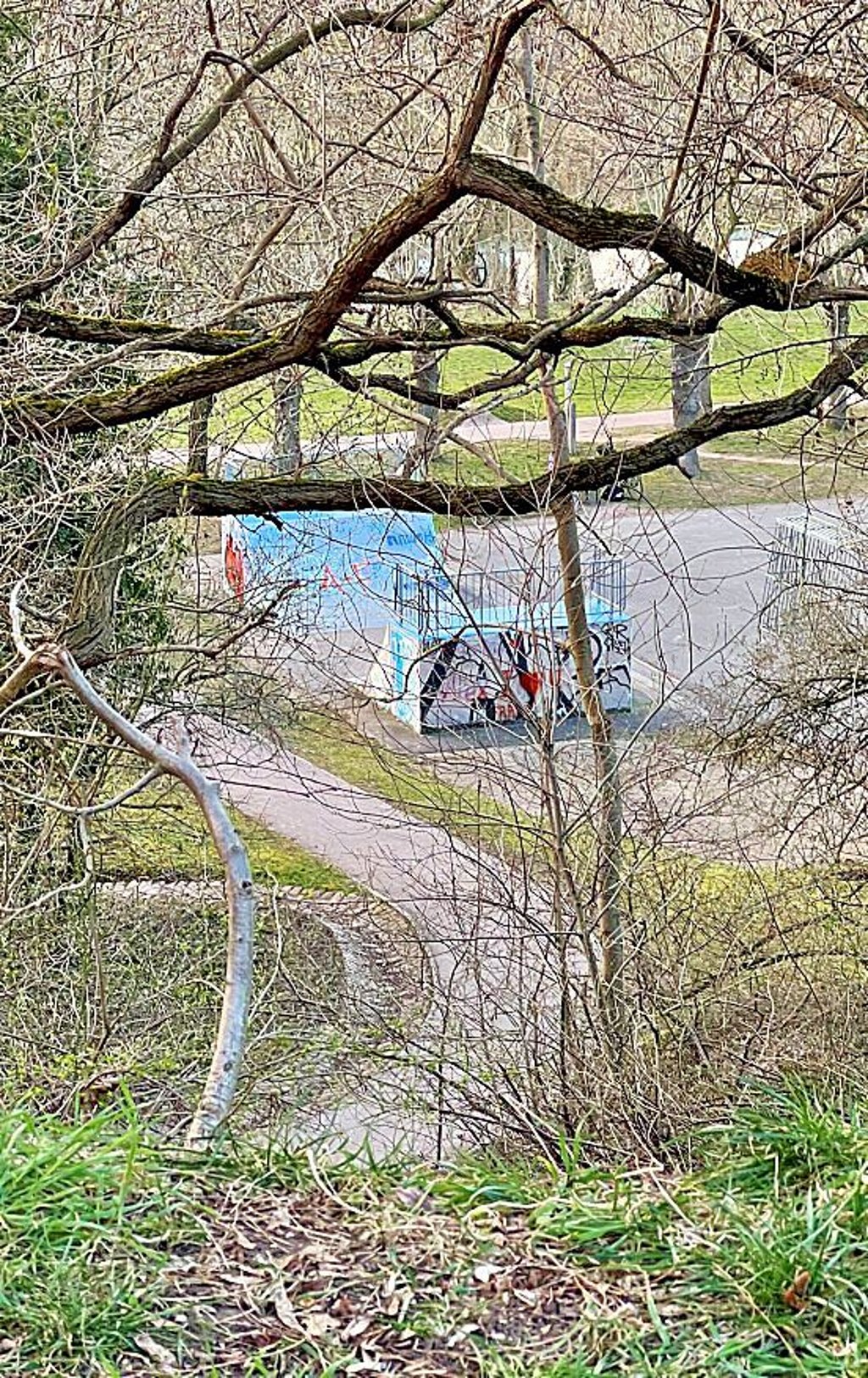 Am Skaterpark in Bernburg soll der Mann die Mädchen angesprochen haben.