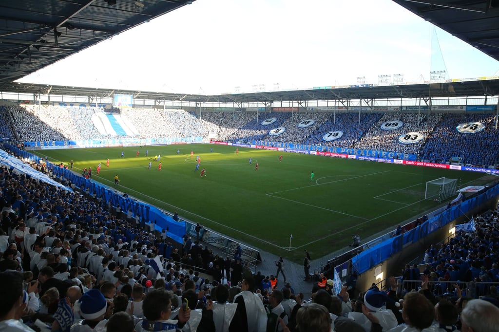 Gegen Mainz 05 II feierte der Verein sein 50. Gründungsjahr mit einer beeindruckenden Choreografie