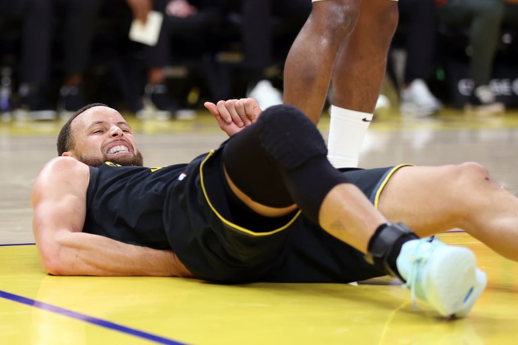 Stephen Curry von den Golden State Warriors hat sich am unteren Rücken verletzt.