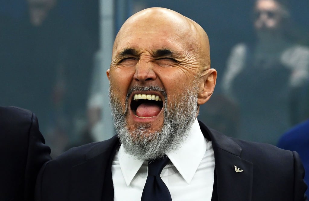 Italiens Trainer Luciano Spalletti hat noch Hoffnung fürs Rückspiel.