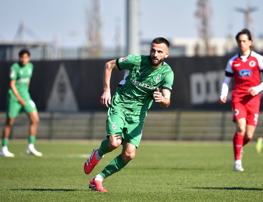 Frank Honorat spielte für Gladbach gegen Viktoria Köln.