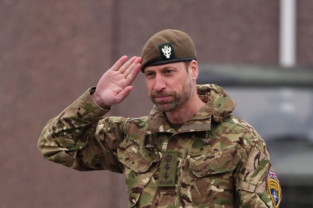 Prince William im Kampfanzug: Der britische Thronfolger besuchte Truppen in Estland.