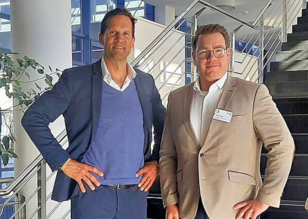 Die neue Betriebsleitung des Klinikums: Prof. Christoph Herborn (l.) und Bjoern Saft.