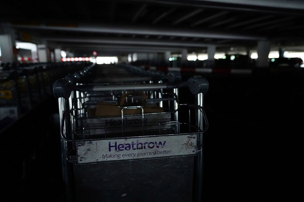 Am Flughafen Heathrow herrscht noch Stillstand.