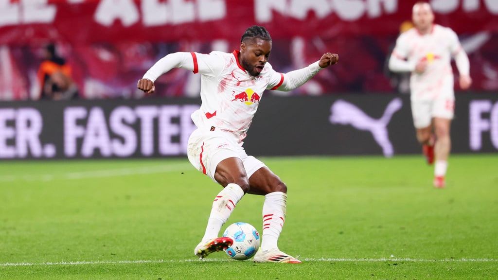 Ridle Baku&nbsp;für RB Leipzig am Ball.