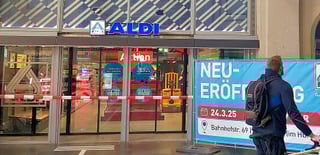 Aldi Neueröffnung im Hauptbahnhof Magdeburg mit Sonntagsverkauf