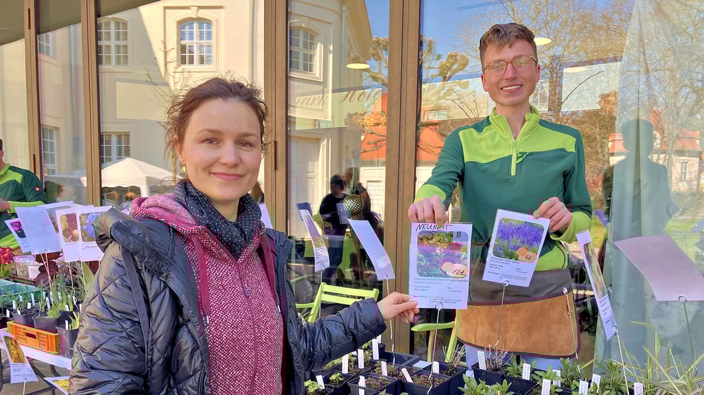 Nadja Uhlmann und Toni Hackel sind beide Lehrer und leidenschaftliche Freizeitgärtner.