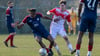 Elias Lorenz (r.) war ein U19-Akteur der beim HFC ins Spiel kam. 